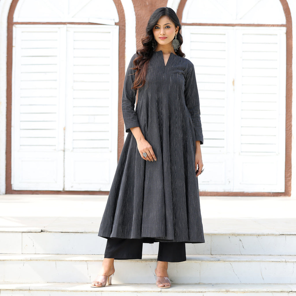 Inina Black Kurta