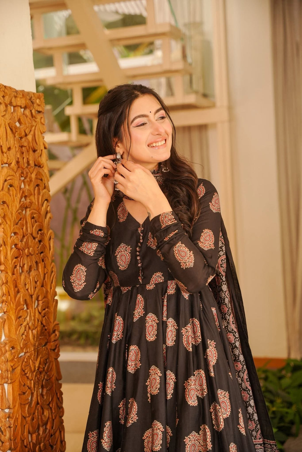Amodini Muslin Anarkali Suit Set