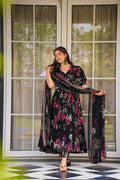Garnet Glow Cotton Suit Set