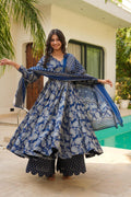 Dewy blue cotton suit set