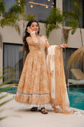 Dewdrop Beige Cotton Suit Set