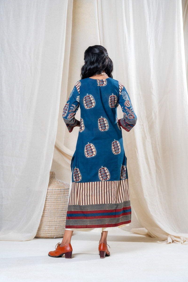 Classic Kurta - Indigo Makarand