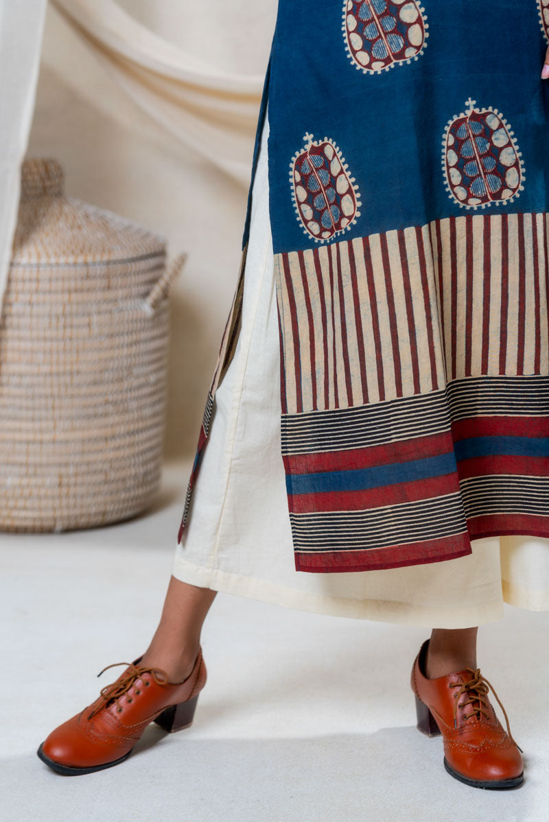 Classic Kurta - Indigo Makarand