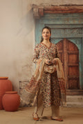Niharika Beige Bagru Suit Set