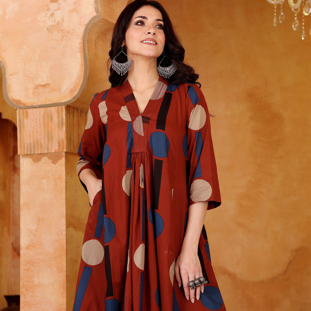 Trikaya Cotton Kurta