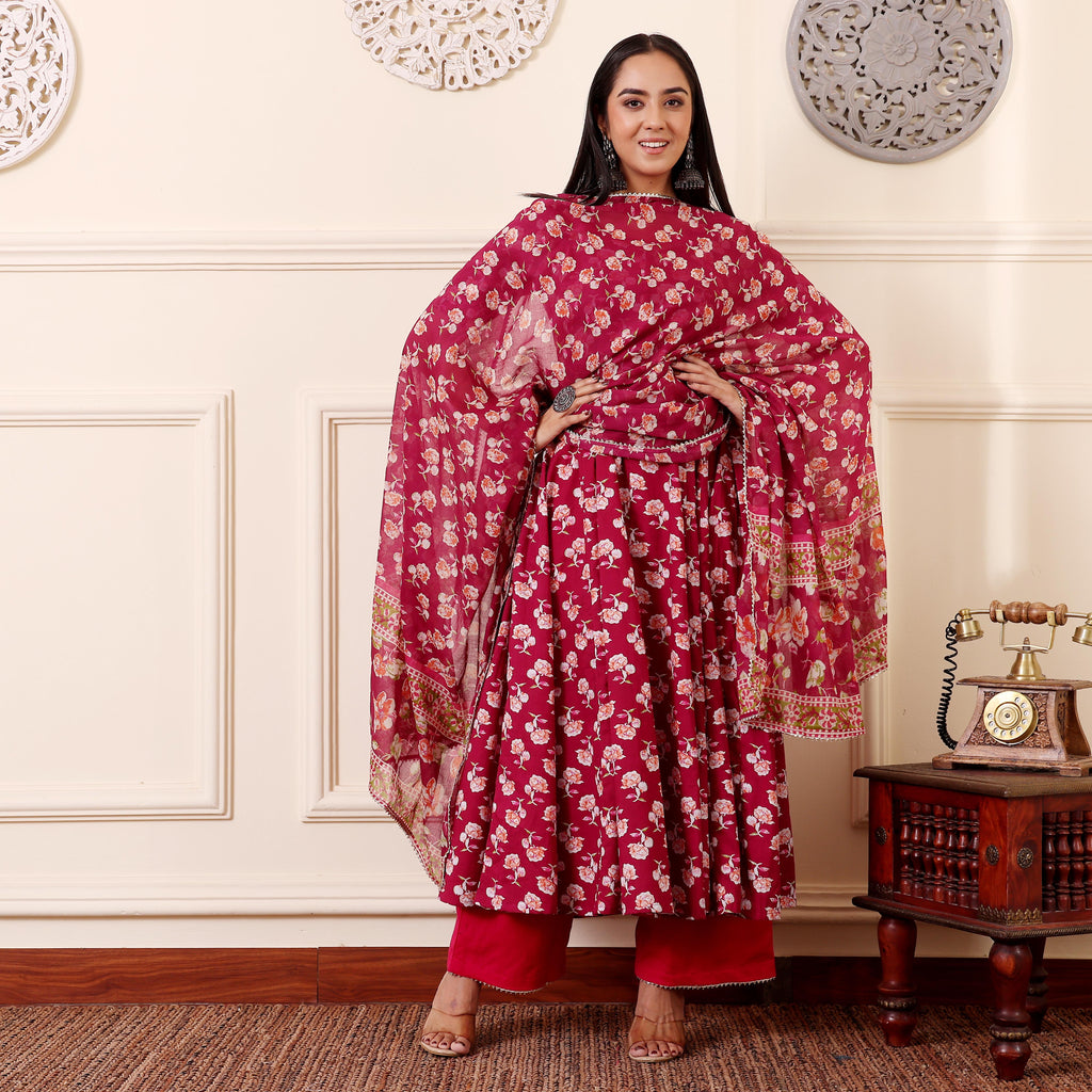 Ivana Cotton Kalidaar Set