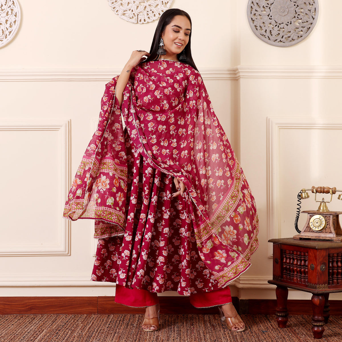 Ivana Cotton Kalidaar Set