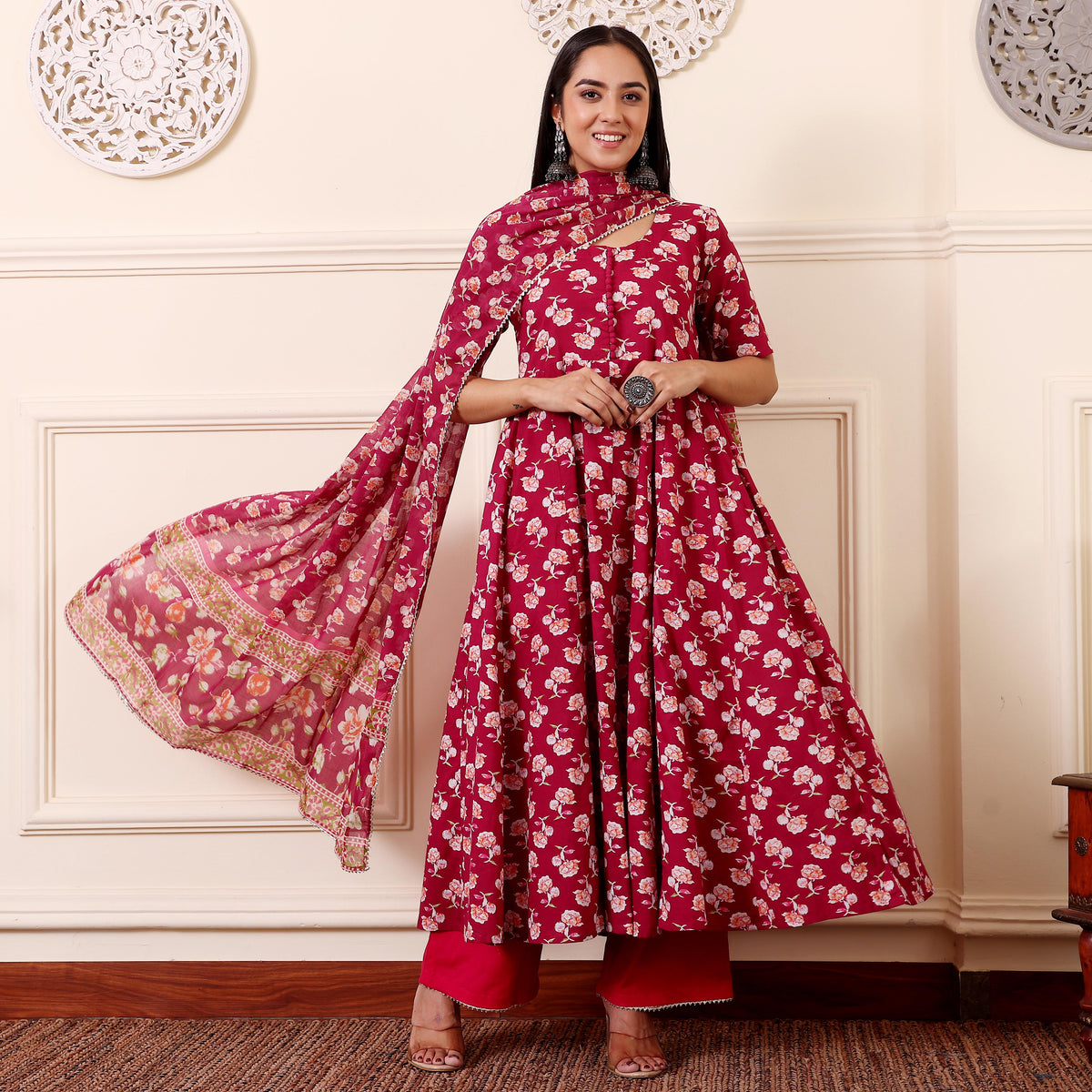 Ivana Cotton Kalidaar Set