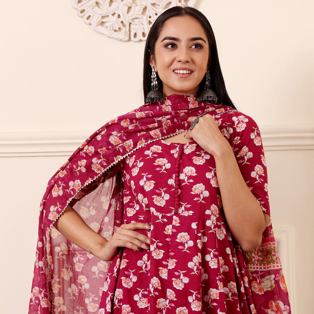 Ivana Cotton Kalidaar Set