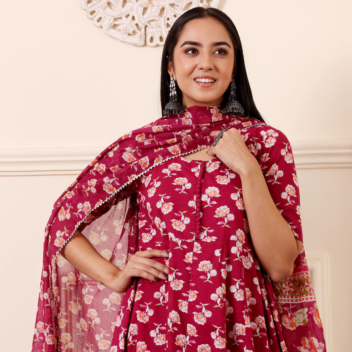 Ivana Cotton Kalidaar Set