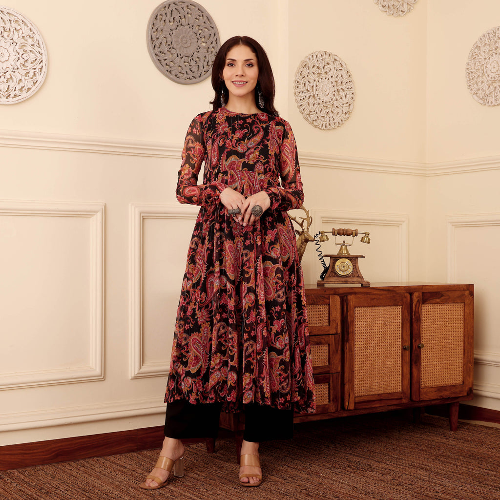 Shura Georgette Kurta