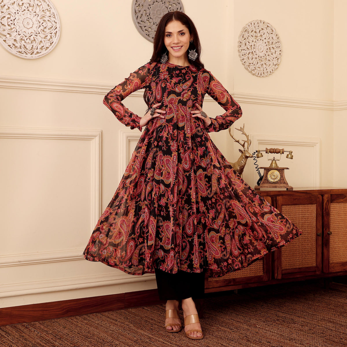 Shura Georgette Kurta