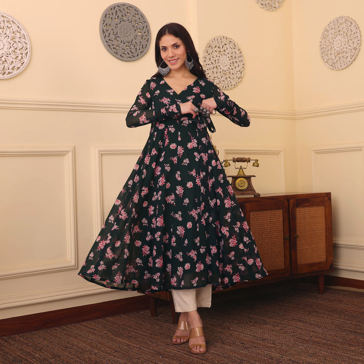 Fai Georgette Kurta