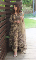 Kota Doria Kalamkari Beige & Purple Kurta and Dupatta with Cotton Pants