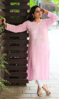 Modal Pink Chikankari Kurta