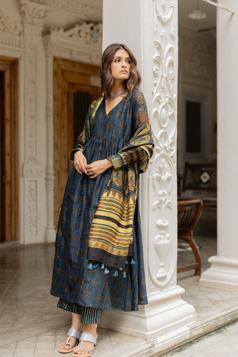 Chanderi Silk Kurta Set of 3