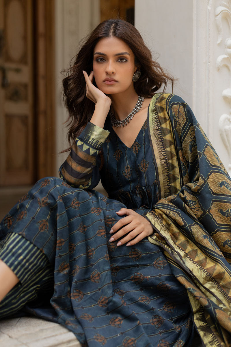 Chanderi Silk Kurta Set of 3