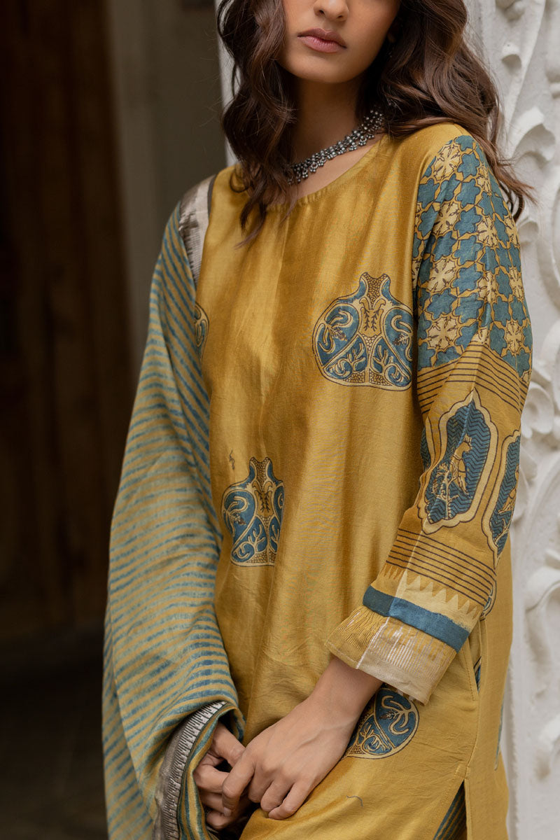 Chanderi Silk Kurta Set of 3