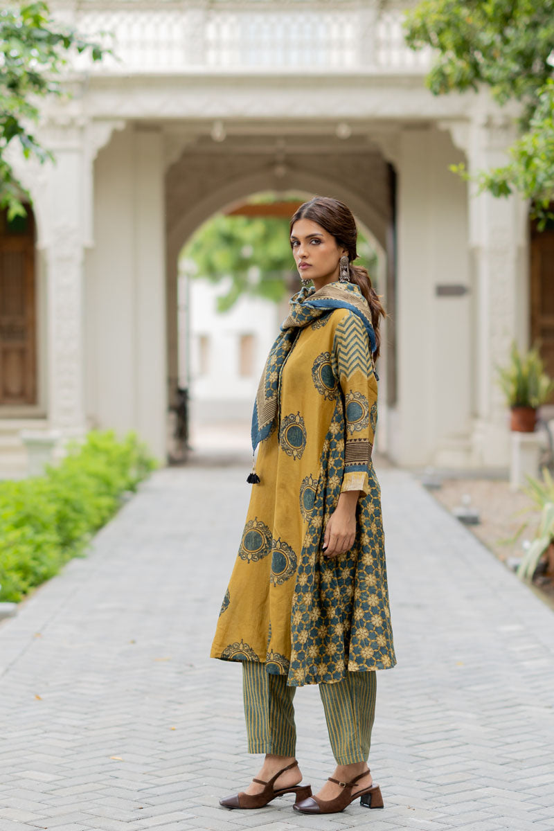 Chanderi Silk Kurta Set of 3