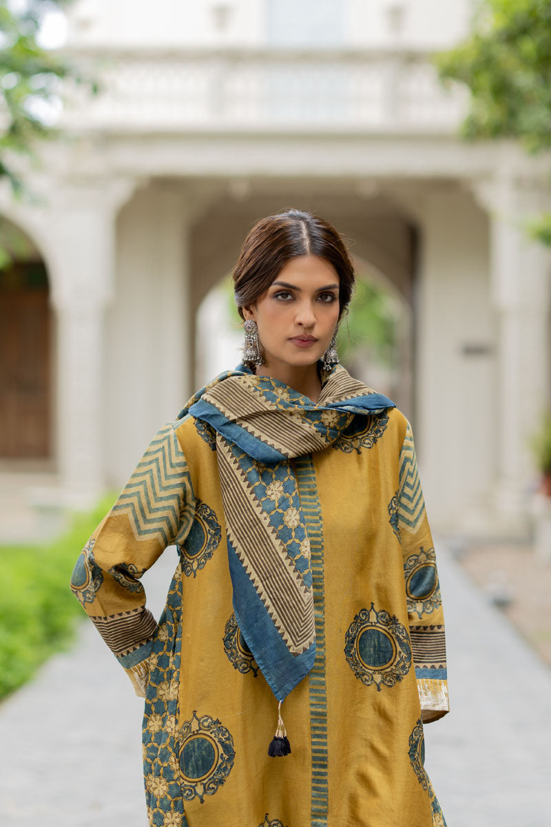 Chanderi Silk Kurta Set of 3
