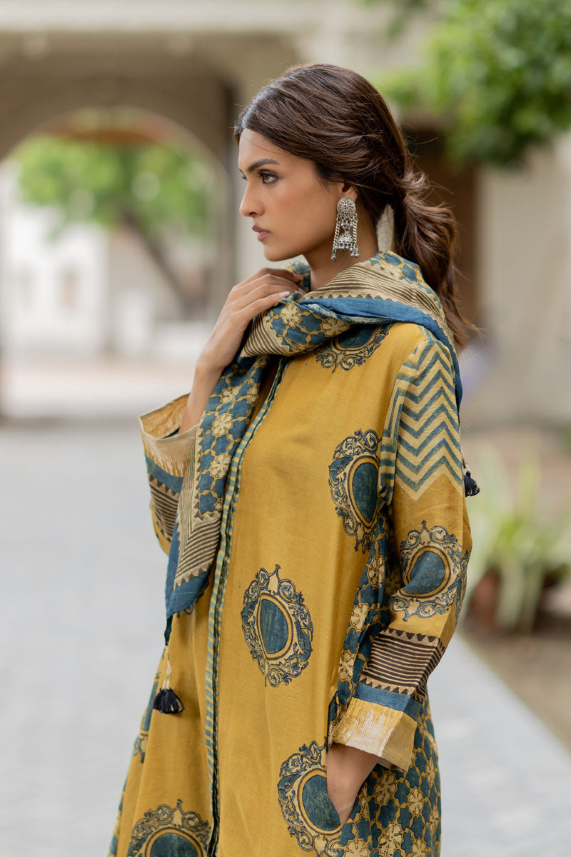 Chanderi Silk Kurta Set of 3
