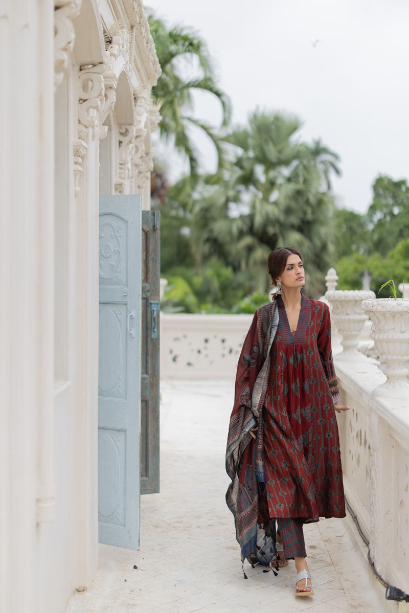 Chanderi Silk Kurta Set of 3