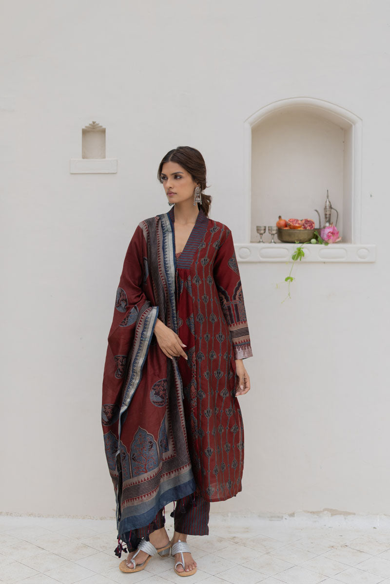 Chanderi Silk Kurta Set of 3
