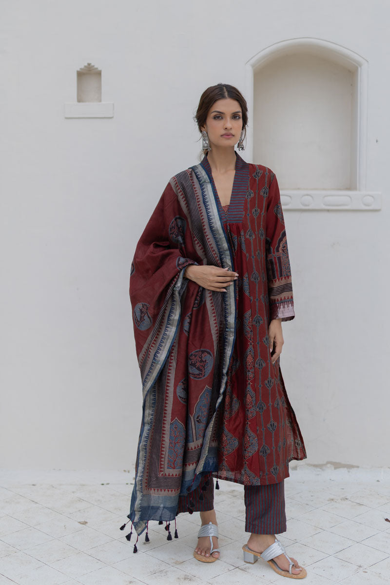 Chanderi Silk Kurta Set of 3