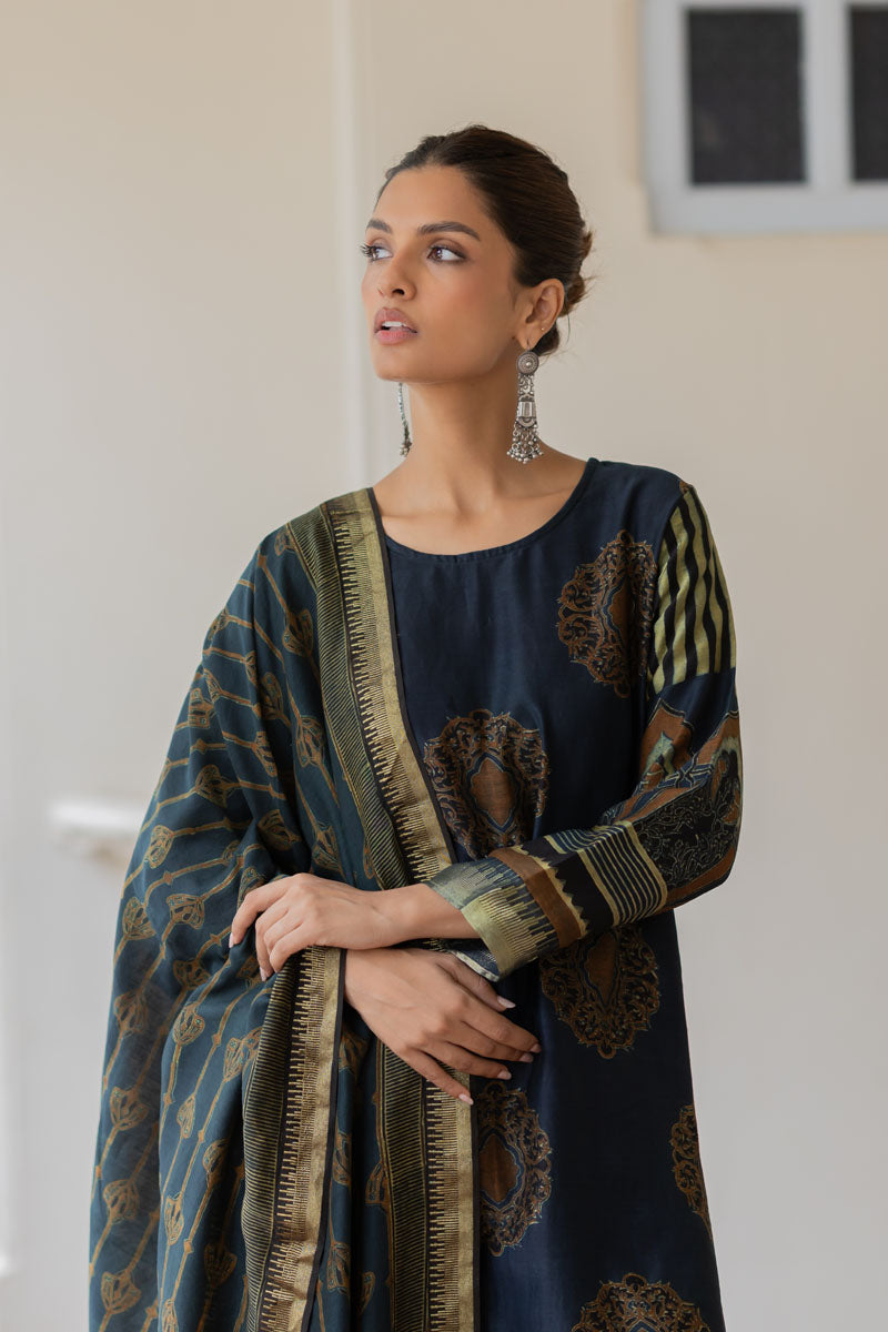 Chanderi Silk Kurta Set of 3