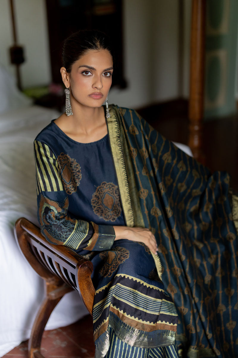 Chanderi Silk Kurta Set of 3