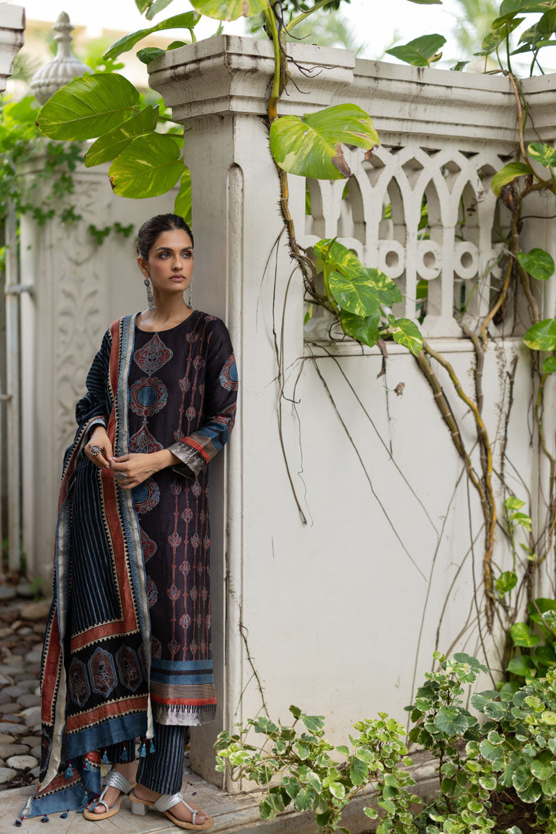 Chanderi Silk Kurta Set of 3