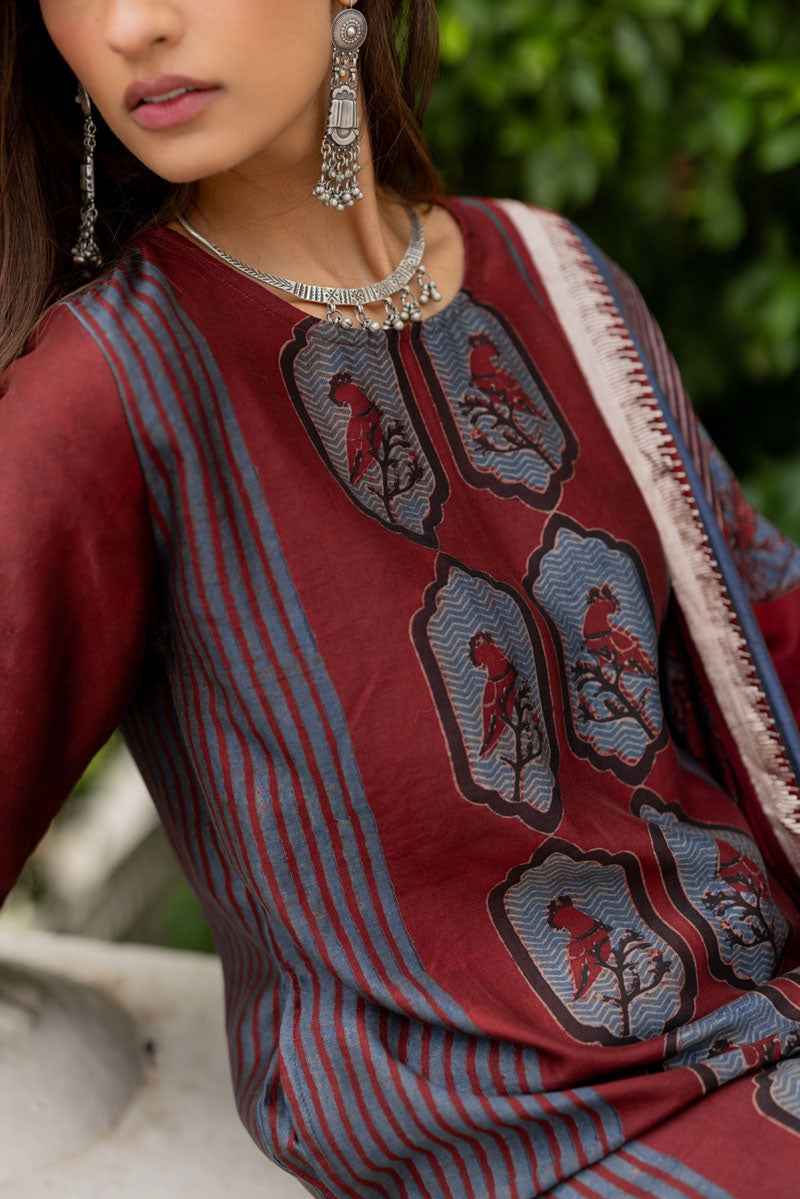 Chanderi Silk Kurta Set of 3