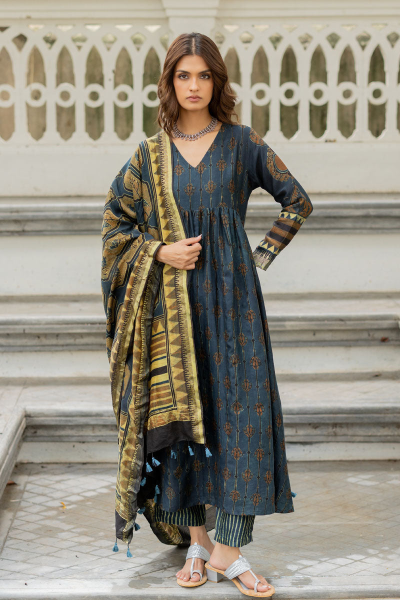Chanderi Silk Kurta Set of 3