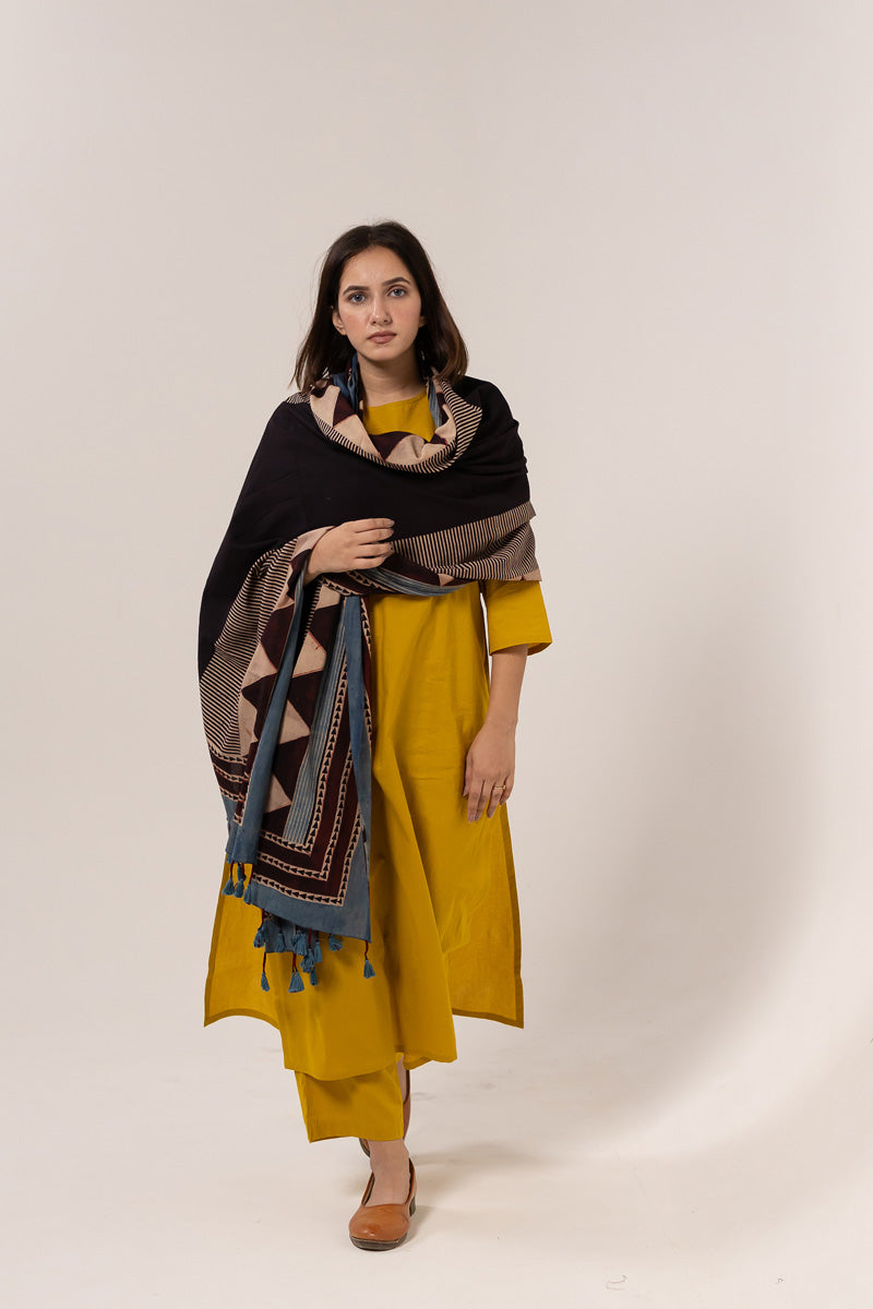 Set of 3 - Kurta, Dupatta & Pants - Aabaan 06