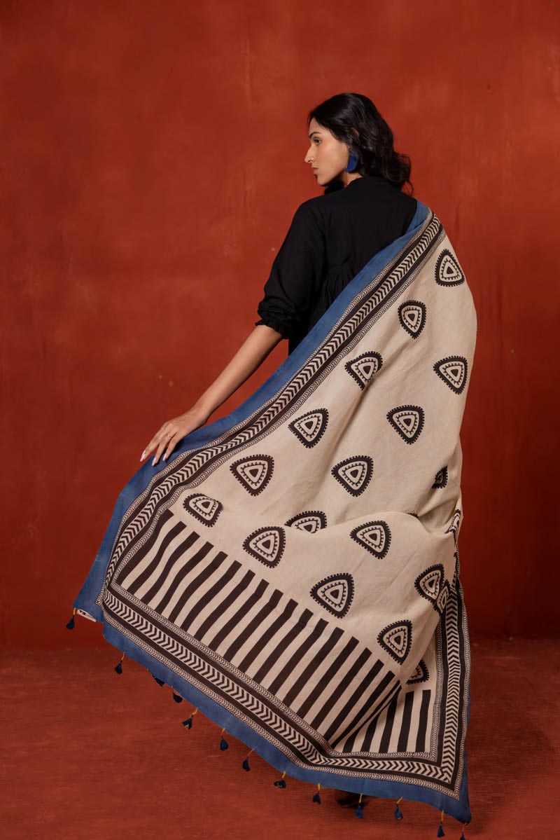 Set of 3 - Kurta, Dupatta & Culotte - Asa 01