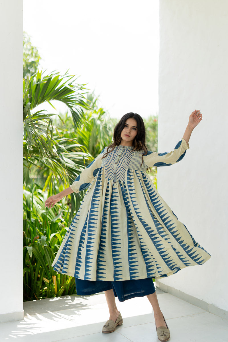 Amra Side Pleat Kurta