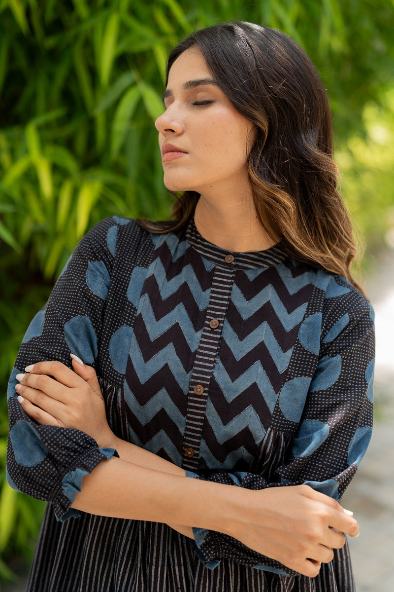 Amra Side Pleat Kurta