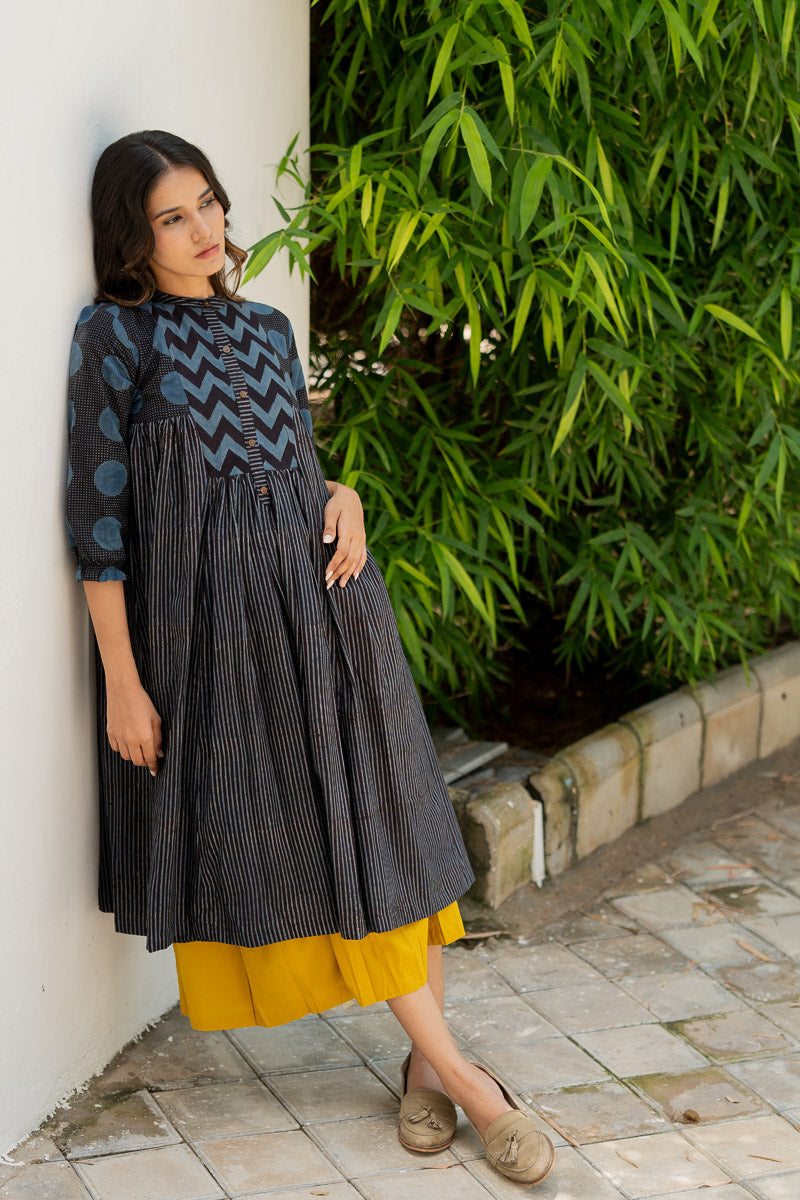 Amra Side Pleat Kurta