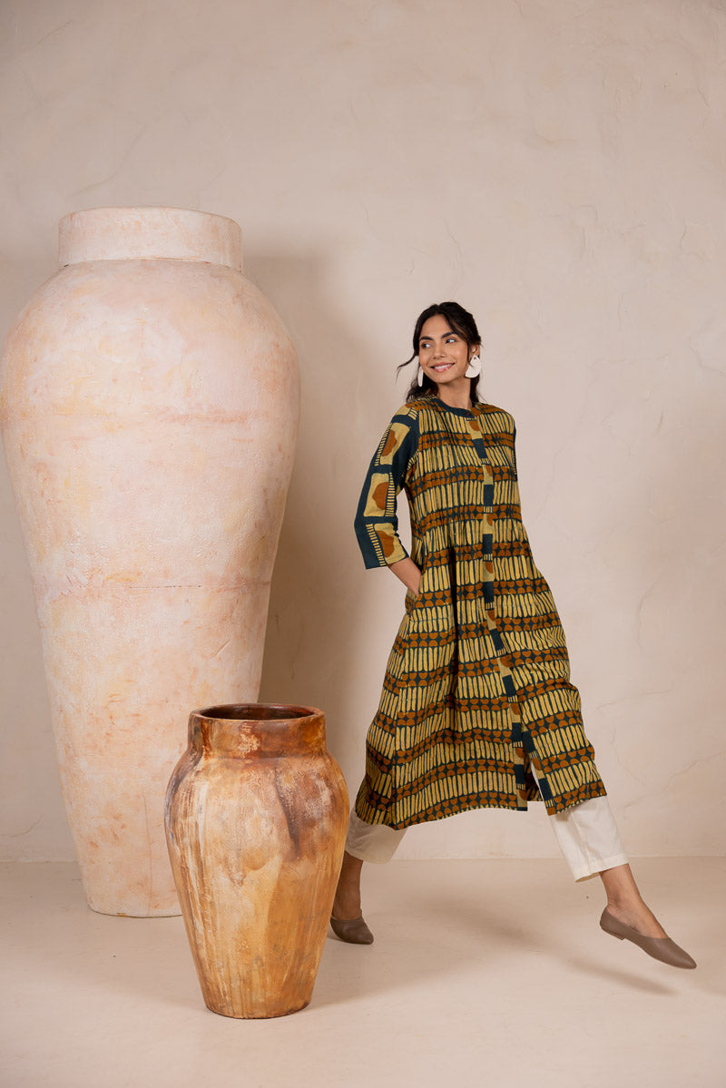 Pintuck Kurta - Reet