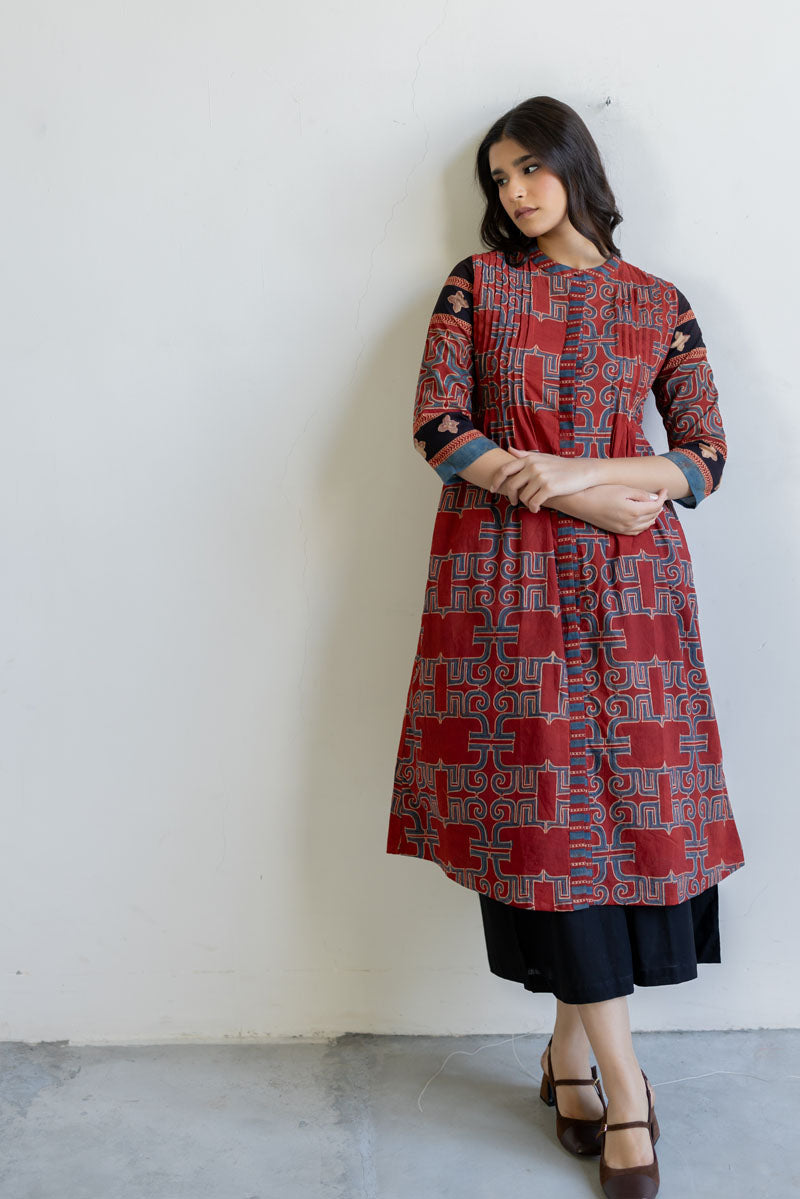 Pintuck Kurta