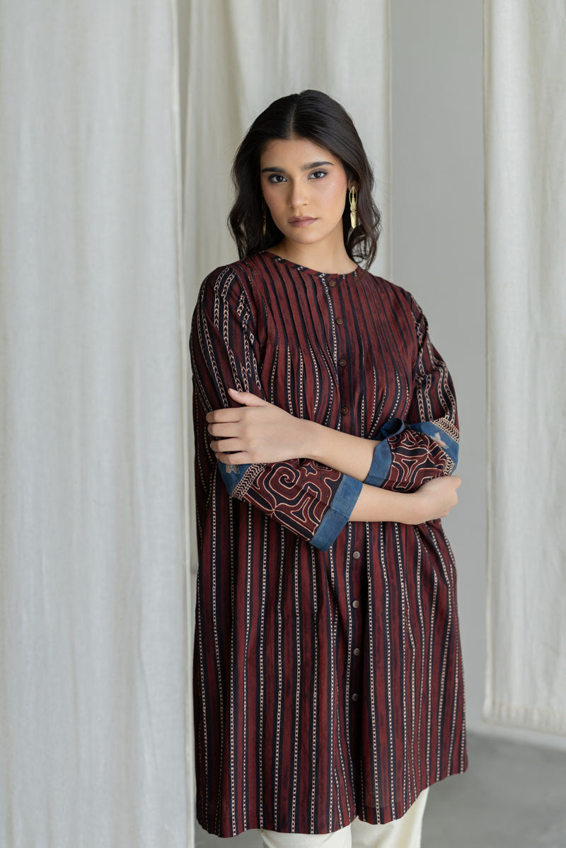 Short Pintuck Kurta