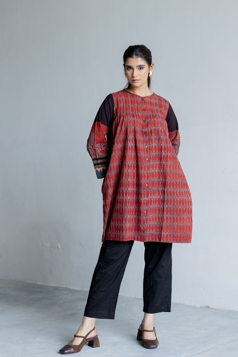 Short Pintuck Kurta - Ela