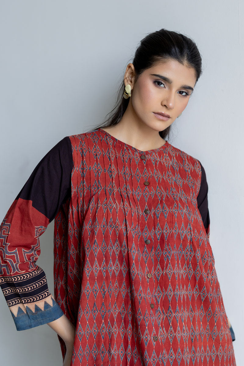 Short Pintuck Kurta - Ela