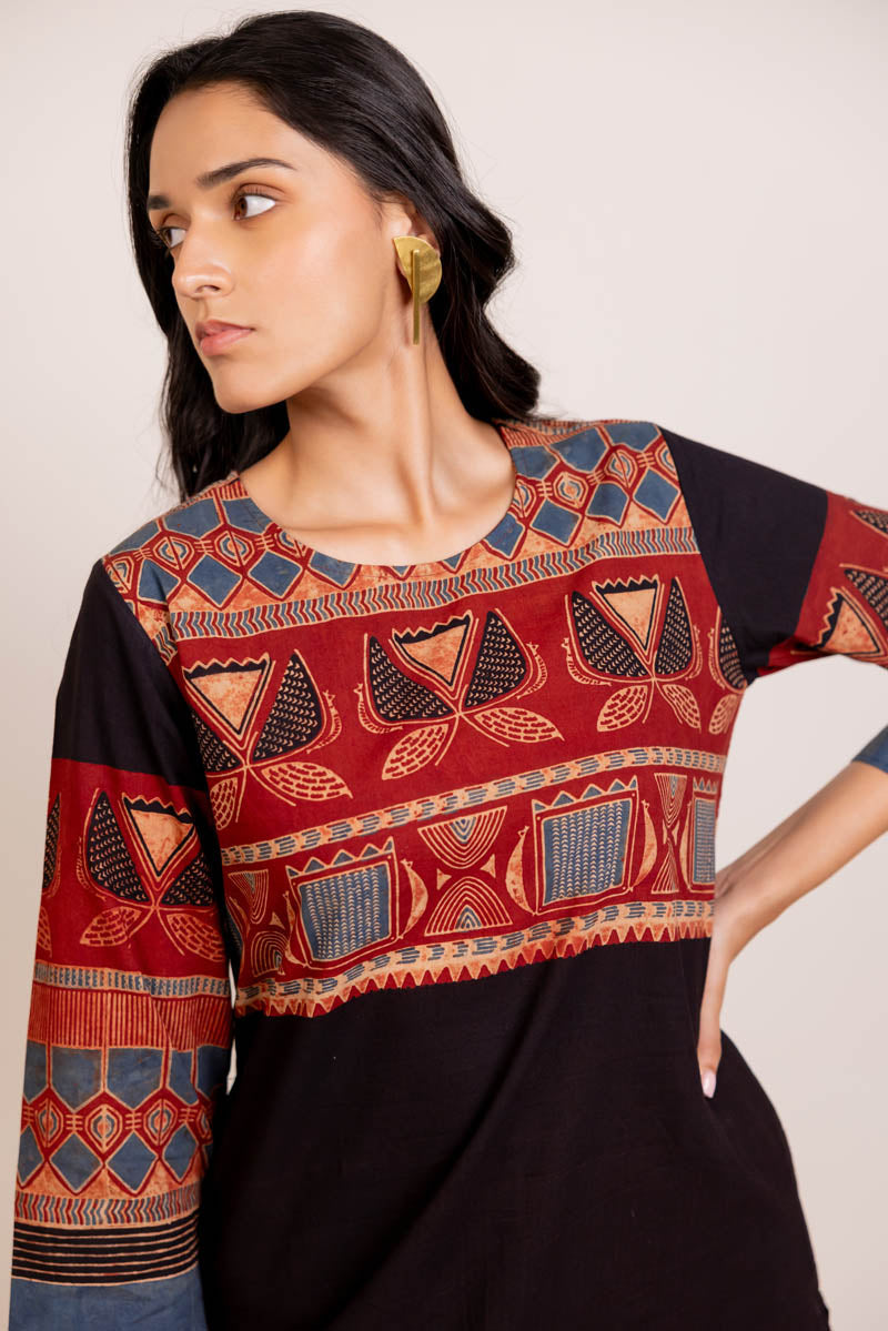 Classic Kurta - Ona Black