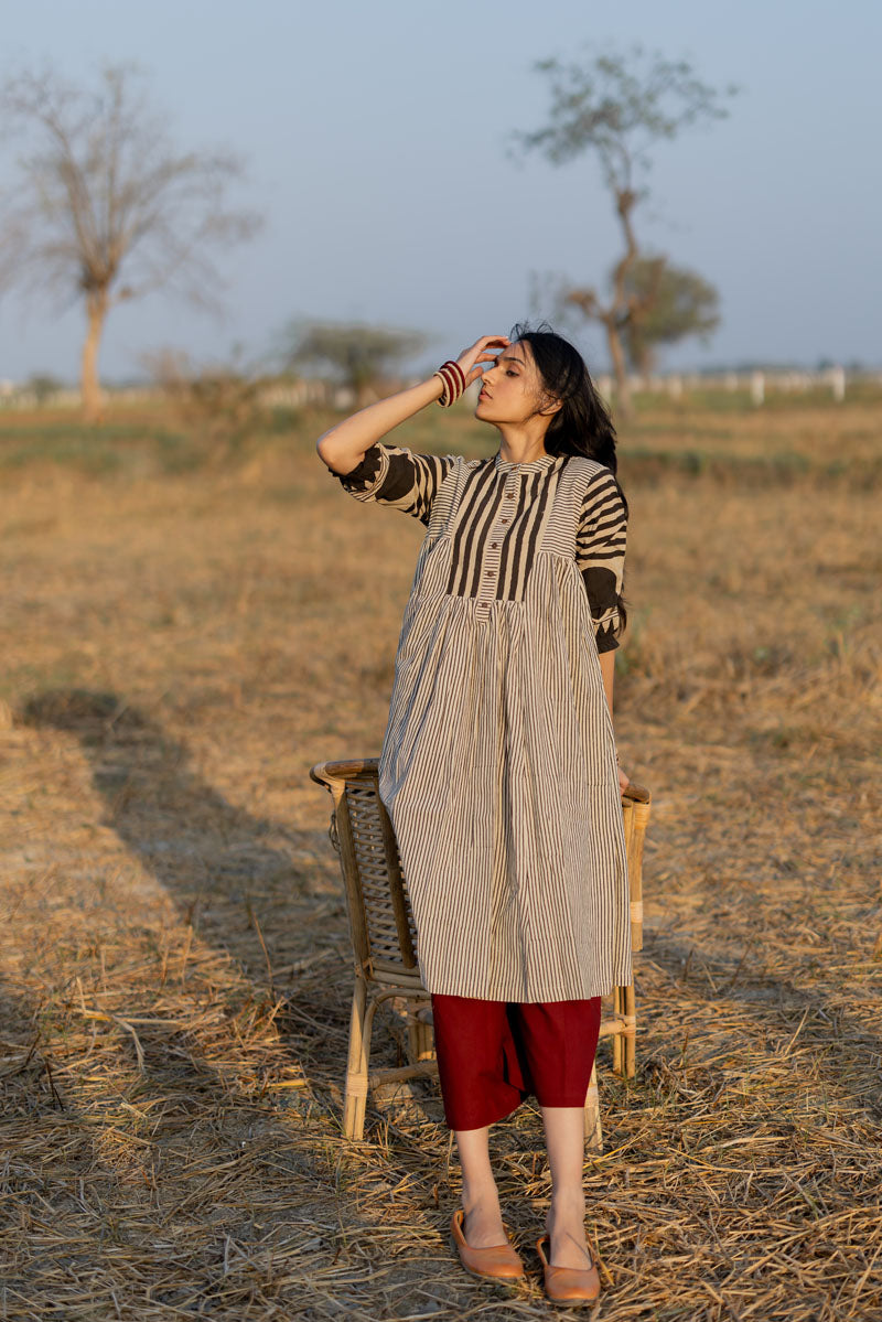 Side Pleat Kurta