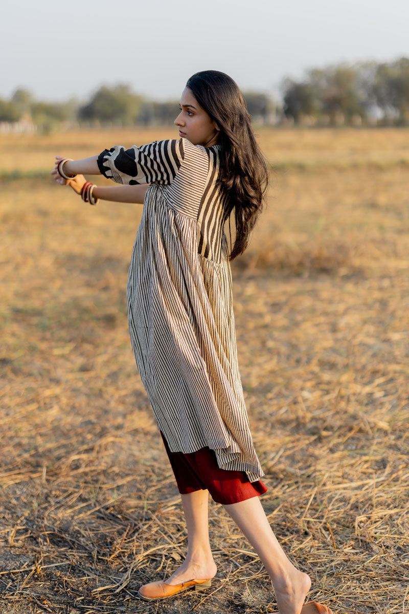 Side Pleat Kurta