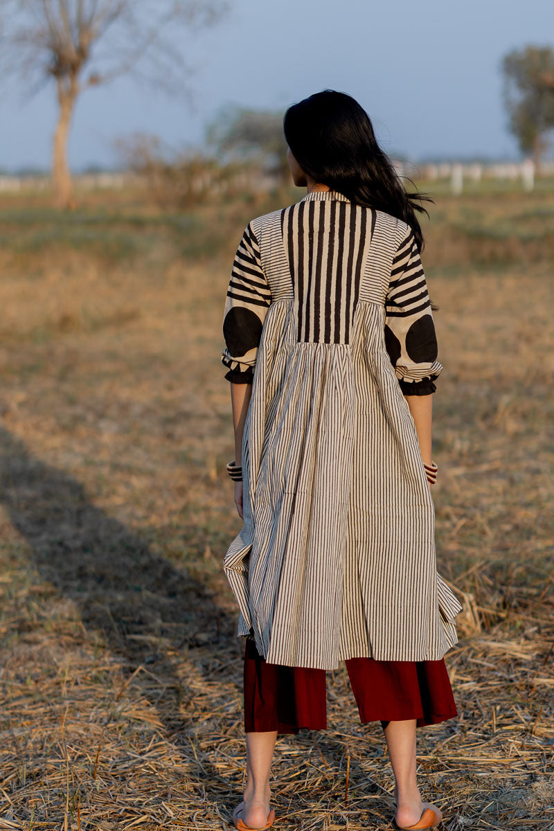 Side Pleat Kurta