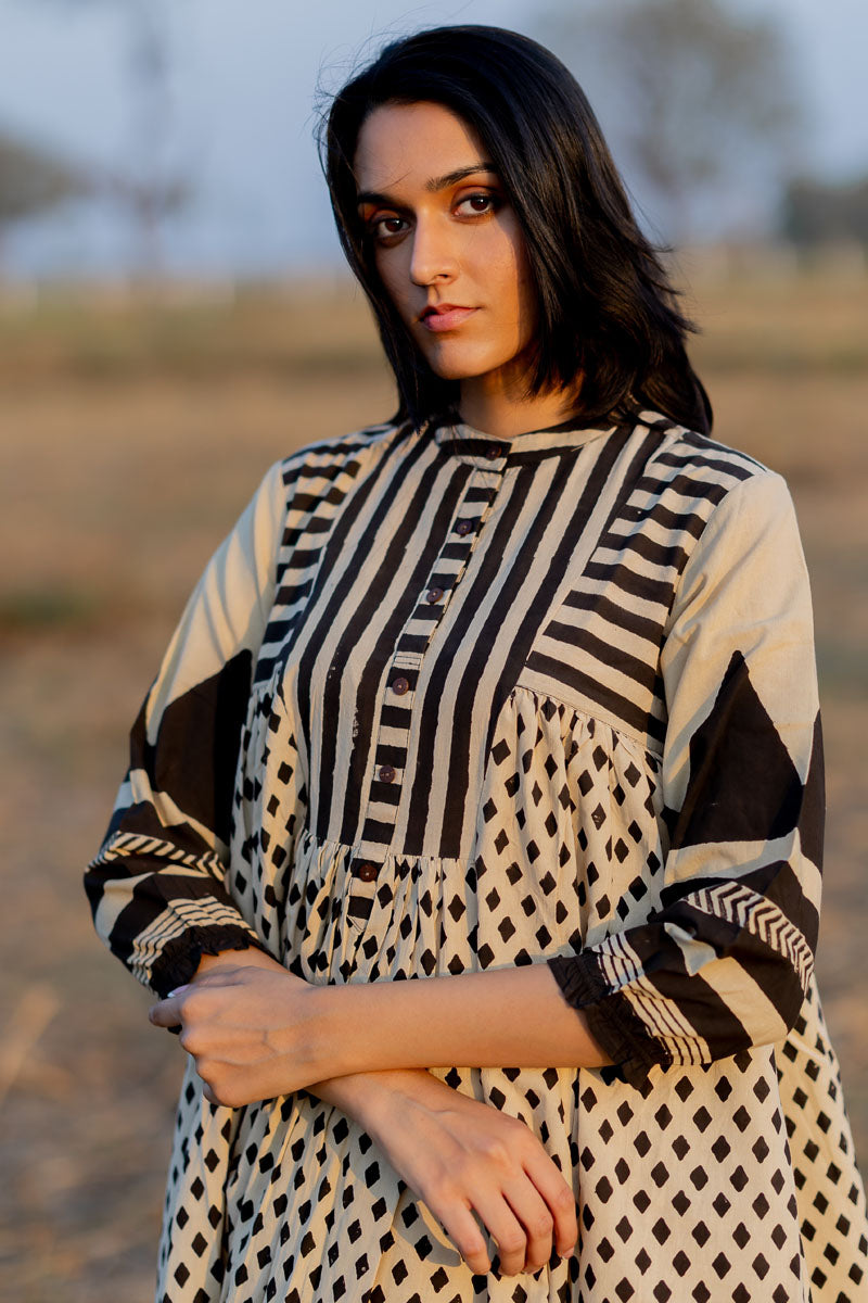 Side Pleat Kurta