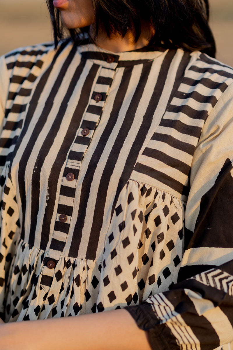 Side Pleat Kurta