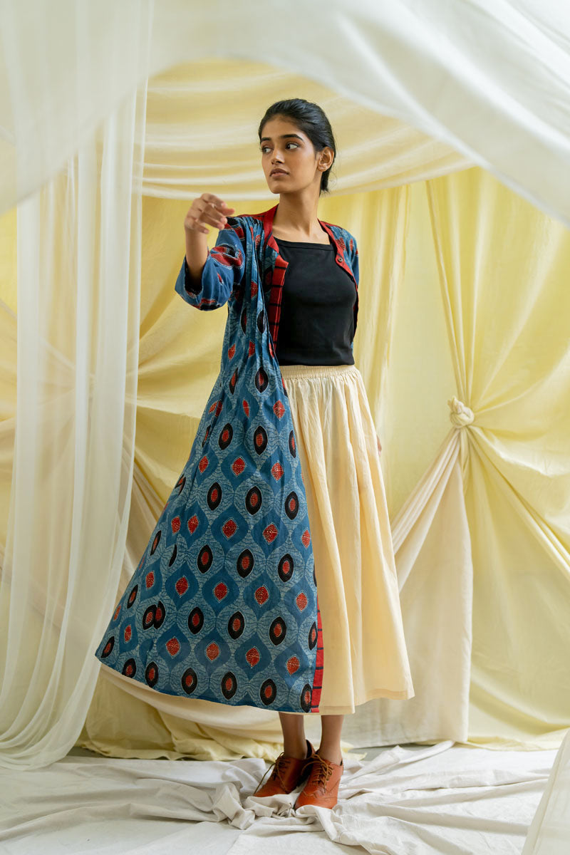 Pintuck Kurta - Indigo Nirmal